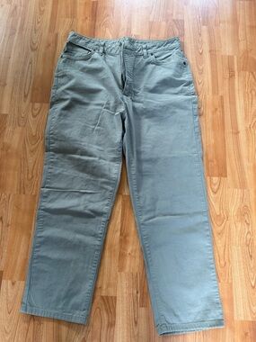 Patagonia Straight-Leg Olive Green Pants sz 12